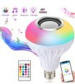 2-in-1 Smart LED Bulb + Bluetooth Speaker | RGB Light + Remote Control. 