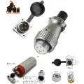 H20-4 aviation plug Engraving machine spindle motor aviation plug core ceramic. 