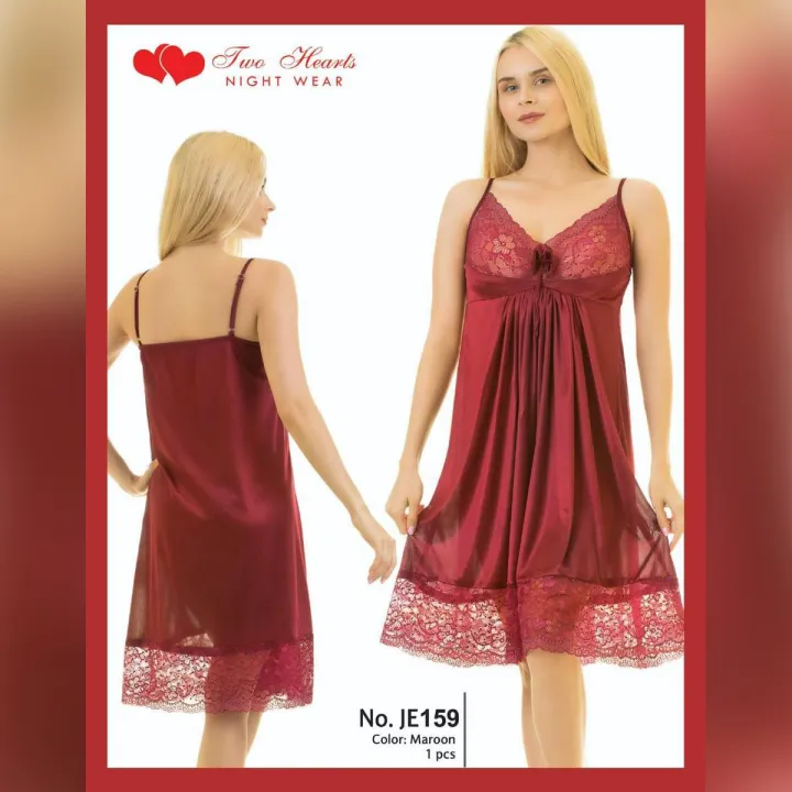 Ladies%20Sexy%20Silk%20Satin%20Night%20Dress%20Sleeveless%20Nighties%20-%20Image%203