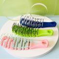 Gradient Hollow Out Hair Brush Quick Drying Lightweight Versatile Hollow Out Comb Ergonomic Massage Hair Detangler for Blow Dry Brush Fluffy hair Curly Hair Home Salon. 