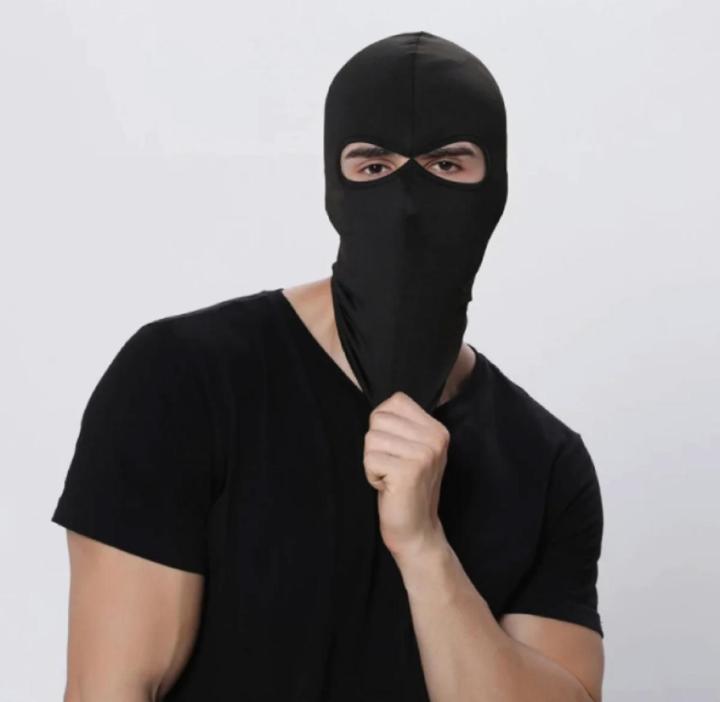 PROBIKERS WINTER FULL FACE MASK FOR MOTORCYCLE, BIKE & SKIGANWAY Wind Cap Motorcycle Ski Masks Balaclavas Outdoor Sports Cycling Hat (Black)