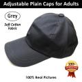Summer Cap For Men With Adjustable Strap Cotton Plain P Caps for Indoor and Outdoor Sunhats for Adults. 