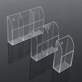 3 Slot Clear Acrylic Wall Mounted Desk TV Air Conditioner Remote Control  Holder. 