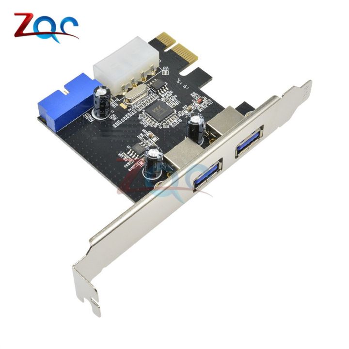 PCI 2 Ports / 4 Ports USB 3.0 Control Adapter Front Panel with Control ...