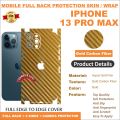 APPLE IPHONE 13 PRO MAX FULL BACK 360 premium Protection Skin Wrap full cover Premium Quality. 