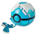 Random 7CM Pokeball Pokemon big ball Anime action figure Pikachu Litten Psyduck Squirtle Bulbasaur Go Toy boy kid Birthday Gift. 
