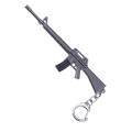 PUBG AKM (AK_47) Metal Keychain Full Black Metal AKM key chain. 