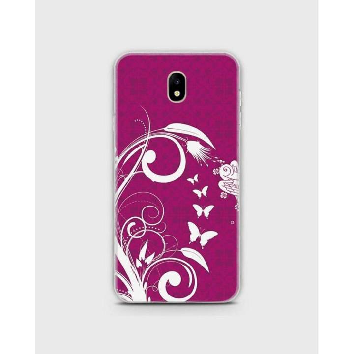 Samsung J5 Pro Cover in Hybrid Soft Case cover -Pink Style - 1cover 2027