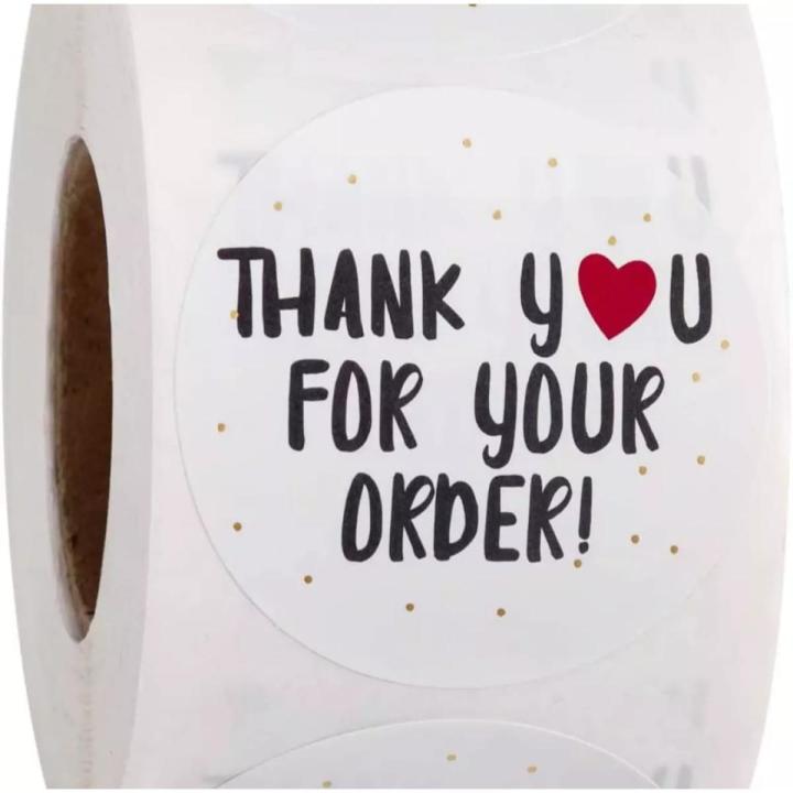 Pcs Of Types Floral Thank You Sticker For Seal Label Decoration