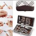 Premium 10 PCS Nail Clipper Kit, Nail Manicure Pedicure Kit, Nail Grooming Kit For Girls, Portable Travel Nail Care Cutter Kit, Cuticle Cutter Nail Filer, Nail Cutter Set All In One. 