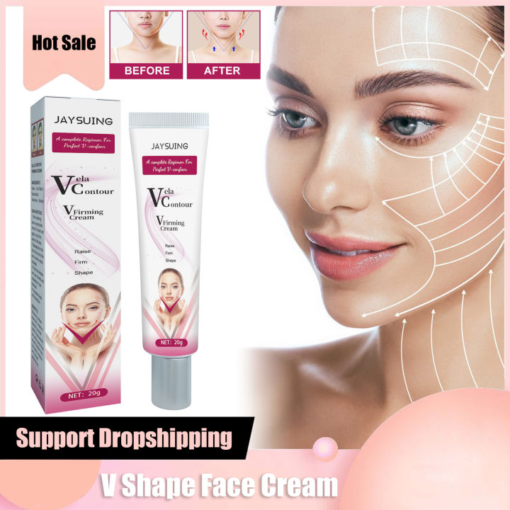 V-Shaped Face Cream Lift Firm Tighten Remove Double Chins To Create A Small V Slimming Face Anti Aging Beauty Massage Products