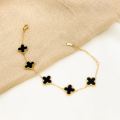 Most Demanding Four Leaf Clover Bracelets for Girls | Stainless Single Double Side Clover Bracelets for Women's Fashion. 