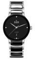 RADO CENTRIX AUTOMATIC BLACK DIAL WITH DATE & 4 DIAMONDS MEN'S WATCH - 763.6018.3071. 