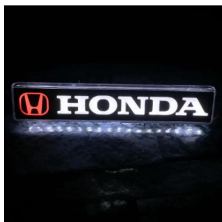 Honda LED Light Monogram For All honda Motorcycles And Cars | Daraz.pk