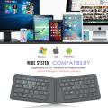Foldable Keyboard Bluetooth , Ultra-Slim Portable Wireless Keyboard Rechargable. 
