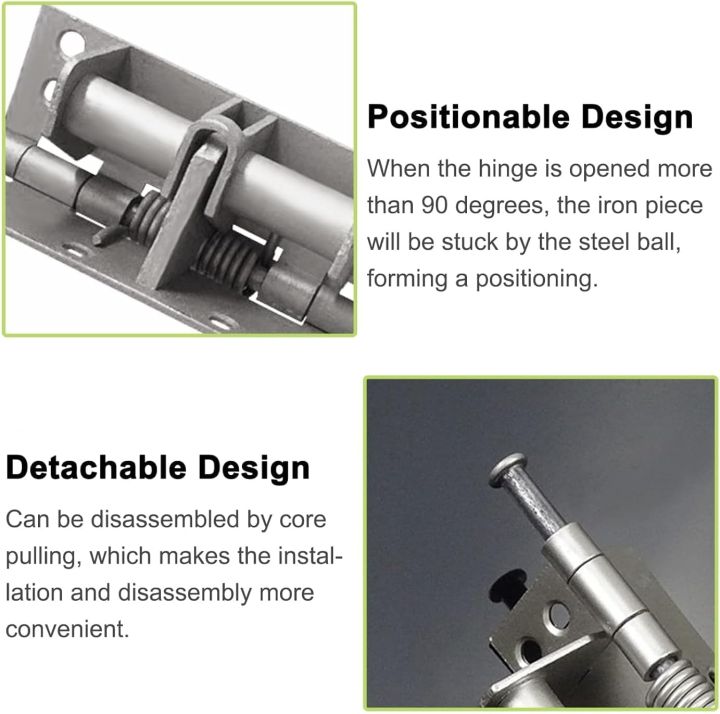 Mini Spring Door Closer Automatic Door Hinge Spring | Mini Door Closer | 90 Degree Door Stopper ...