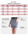 Women's Perfect Shape 5 Pocket Denim Skirt. 
