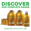 OGX Deeply Restoring + Pracaxi Recovery Oil AntiFrizz Shampoo with Murumuru Buttter to Intensely Hydrate Curly Wavy Hair SulfateFree Surfactants for ColorTreated Hair, 13 Fl Oz. 