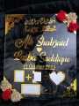 Sk Nikah thumb board /frame customized wedding frame and birthday gift wishes for family friend. 