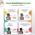 Three Ball Spirometer for Lungs Exercise. 