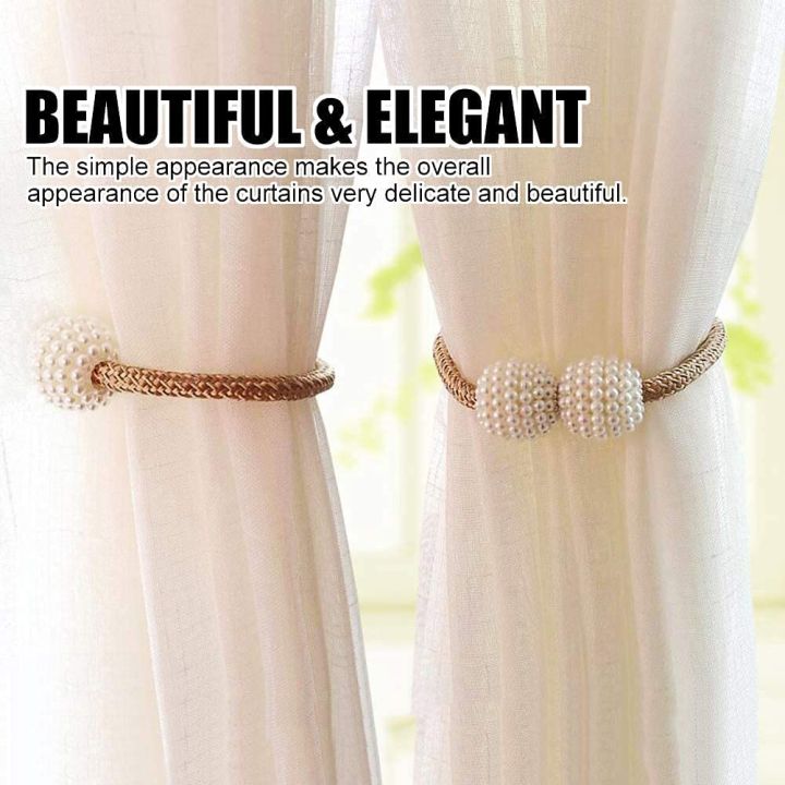 2%20PCS%20Pearl%20Magnetic%20Ball%20Curtain%20Buckle%20Magnetic%20Curtain%20Tiebacks%20Convenient%20Drape%20Tie%20European%20Style%20Decorative%20Weave%20Rope%20Curtain%20Rings%20&%20Buckles%20Holder%20for%20Window%20Sheer%20Blackout%20Draperies,%20Parday%20-%20Image%205