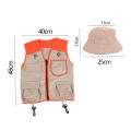 Kids' Nature Explorer Outfit Kids Outdoor Adventure Kit Explorer Vest Hat Set for Young Explorers Camping Fishing Hiking Costume Gear Pretend Play Nature Exploration Set Buyers' Favorite Kids' Pretend. 