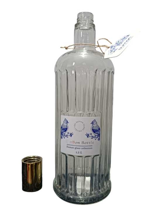 Glass Milk, Water , Juice Bottle Beautiful Design  750-  1000 ml  Made in Iran  Made  HomeLand