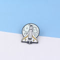 The Last Of Us Part 2 Ellie Backpack Pins Brooch Shield Wings Tlou Rocket Spaceship Badge Brooches For Fans Game Jewelry Gift. 