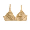 Women girls cotton stuff bra brazzers Black And Skin Color. 