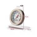 Stainless Steel Dial Oven Thermometer Grill Temperature Gauge For Home Kitchen Food Meat - Hang or Stand in Oven. 