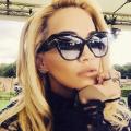 DCM Newest Cat Eye Women Sunglasses Female Gradient Points Fashion Brand Designer Sun Glasses Big Oculos feminino de sol UV400. 