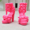 10 Pairs Super Cute Mixed Style Wedding Fashion Shoes for Doll Christmas Gift. 