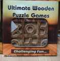 Tic Tac Toe Wooden Board Game Table Toy Player Room Decor Tables. 