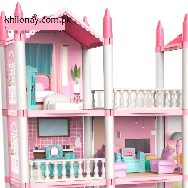 4--Storey%20Big%20Doll%20House%20Villa%20with%20FREE%20Lights%20Children's%20Family%20DIY%20Accessories%20Assembly%20Dream%20Castle%20Toy%20Girl%20Gift%20-%20Image%206