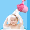 Baby Bath Mug Cartoon baby shower cap baby shampoo cup child bathing baby bath spoon child shampoo cup child bath baby bath shower mug green/pink. 