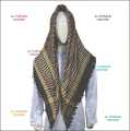 Arabic Head Scarf For Men | Men’s Head Rumal | 46" | 4 Seasons | Machine Washable | Arabic Shmagh | Arabic Romal | High Quality Fabric | Al Furqan Centre. 