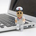 Doctor usb flash drive nurse model usb sticks pendrive 128GB 64gb 32gb 16gb 8g 4G memory storage Cartoon pen drive. 