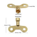 Plumbing Hole Faucet Key Radiator Water Valve Tap Square Socket Special Lock Wrench Faucet Switch Key Handle Ruishu. 