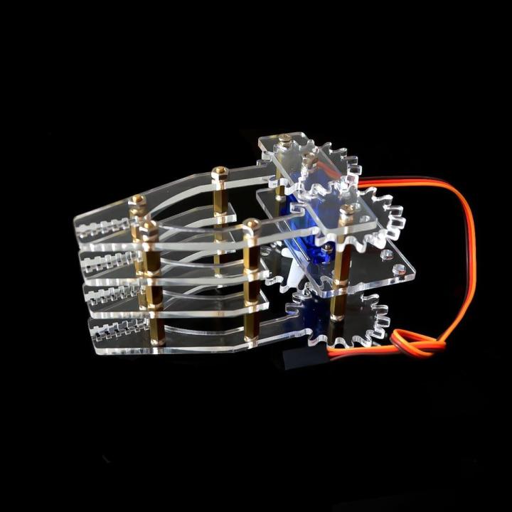 Acrylic robot Claw Manipulator Arm SG90 servos smart robot gripper for arduino SNM200 (without SG90)