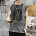New Men s Sports Tank Top Sports Basketball Uniform Sleeveless T shirt Tank Top. 