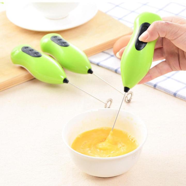 Electric Egg Beater Milk Drink Coffee Whisk Mixer Frother Foamer Mini Handle Stirrer Practical Cooking Tool Kitchen Mini Whisk
