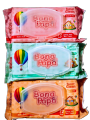 Packs of 3 Bona Papa Baby Wipes. 