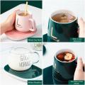 Portable Cup Warmer Set Heat Heating Cup Pad Ceramics Mug Thermostatic Coaster 55℃ Mug Mat Office Tea Coffee Milk. 