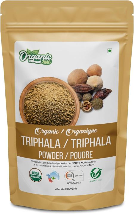 Organic Triphala Powder 150g 100% Natural