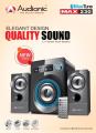 Audionic - MAX 230 - 2.1 Multimedia Channel Speakers. 