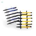 6 Rows Pencil Display Holder Stand Brush Rack Desk Decoration. 