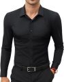 Mens Dress Shirts Long Sleeve Slim Fit Dress Shirts for Men Muscle Fit Wrinkle Free Button Down Shirt - Men Shirts for Office - Men's Dress Shirts Solid Sleeve Stretch Wrinkle-Free Formal Shirt Business Casual Button Down Shirts - Men's Button-Down. 