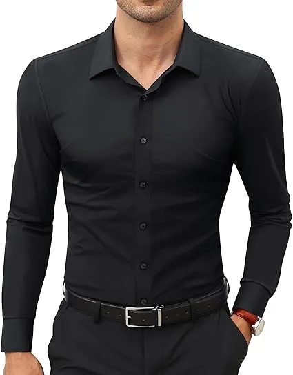 Mens%20Dress%20Shirts%20Long%20Sleeve%20Slim%20Fit%20Dress%20Shirts%20for%20Men%20Muscle%20Fit%20Wrinkle%20Free%20Button%20Down%20Shirt%20-%20Men%20Shirts%20for%20Office%20-%20Men's%20Dress%20Shirts%20Solid%20Sleeve%20Stretch%20Wrinkle-Free%20Formal%20Shirt%20Business%20Casual%20Button%20Down%20Shirts%20-%20Men's%20Button-Down%20-%20Image%207
