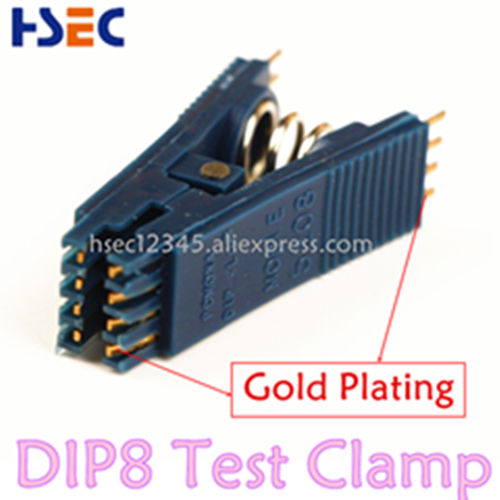【All Of Me】quality Test Clip Clamp For universal programmer TL866 RT809F RT809H  EZP2010 13 EZP2019 CH341A USB EEPROM