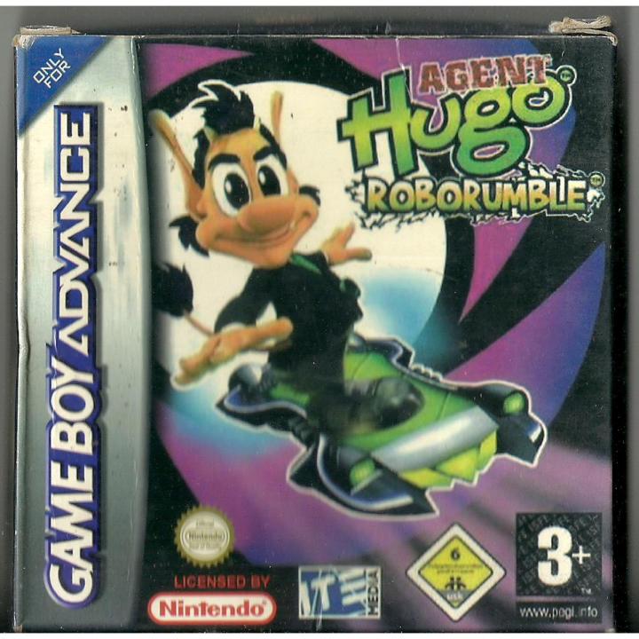 Agent Hugo Robo Rumble Nintendo Game Boy Advance GBA game cartridge card
